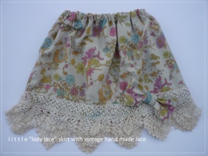 l i t t l e "lady lace" skirt - August 5th 2012